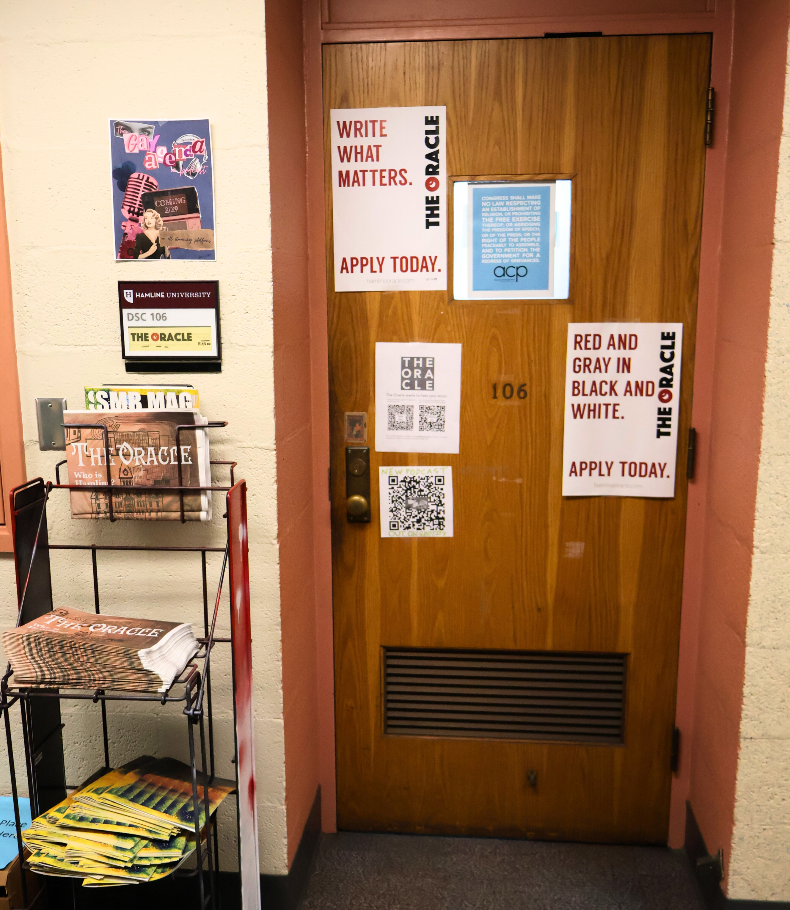 Picture of Office Door of The Oracle