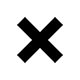 X (twitter) logo with padding