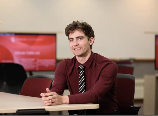 Hamline School of Business student Oliver