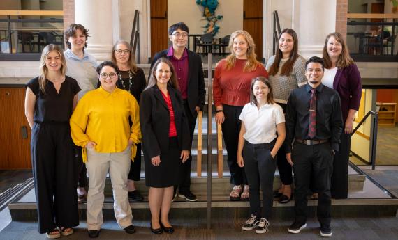 Undergraduate admissions officers, group shot